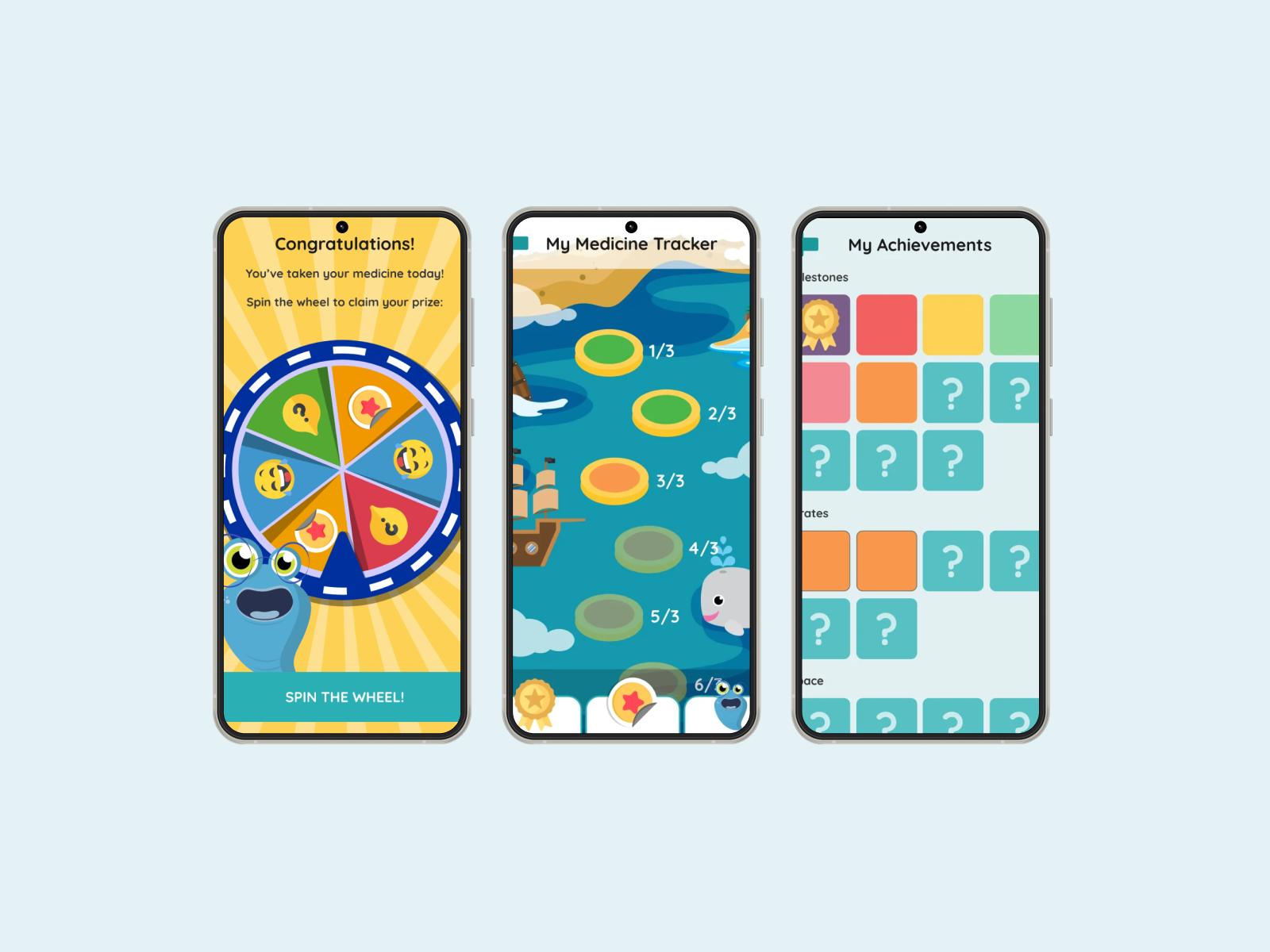 High-fidelity design of a medicine tracker for the Little Journey project