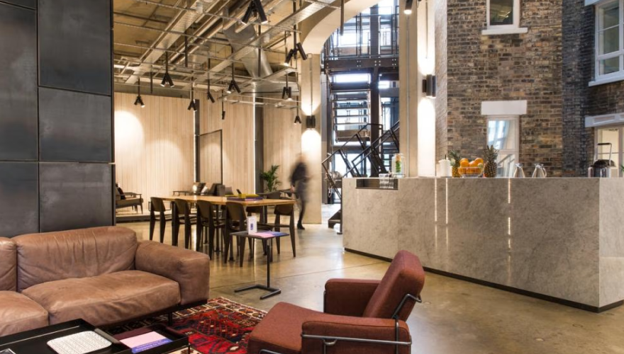 London office space interior at Stanley Building